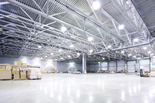 An open space warehouse
